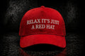 JUST A RED HAT