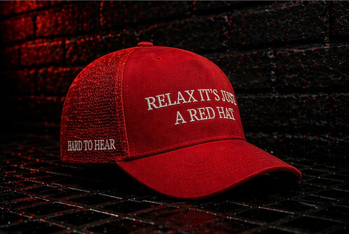 JUST A RED HAT